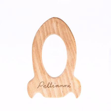Pellianni- Plain Wooden Rocket/ bitring