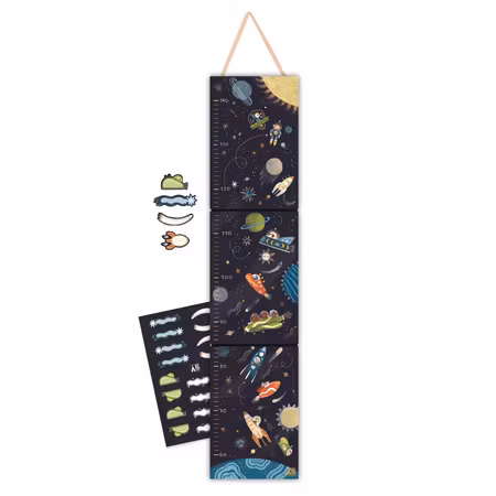Djeco- Height chart - Space/ mätsticka