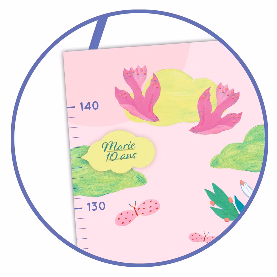 Djeco- Height chart - Lake/ mätsticka