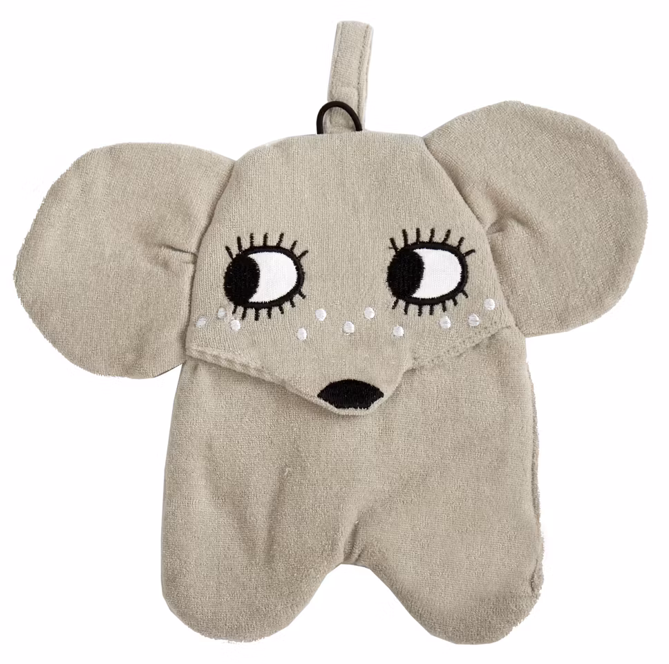 Roommate- Pacifier Cloth - Mouse/ napphållare