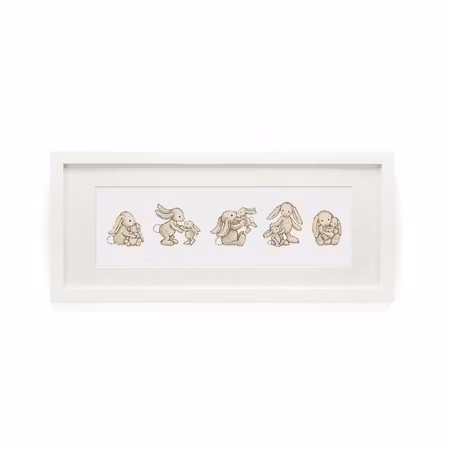 Jellycat- Bashful Bunny Framed Print/ tavla