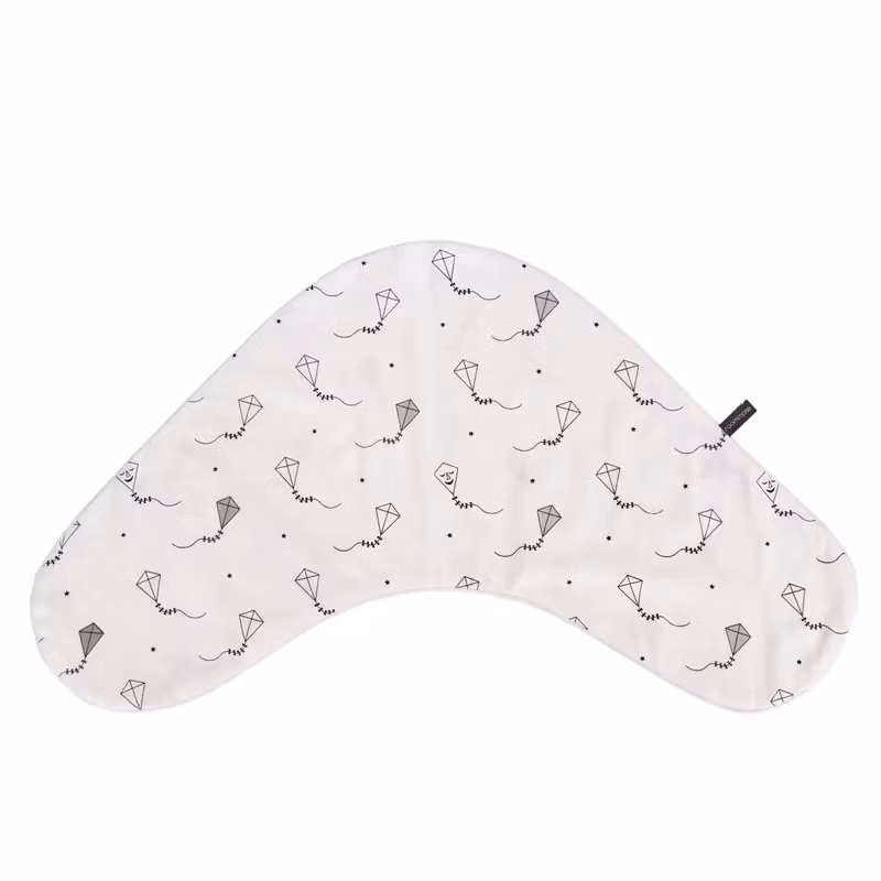 Roommate- Kite nursing pillow cover white/black/ fodral