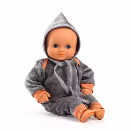 Djeco- Pomea Pearl Gray - dolls clothing/ docktillbehör
