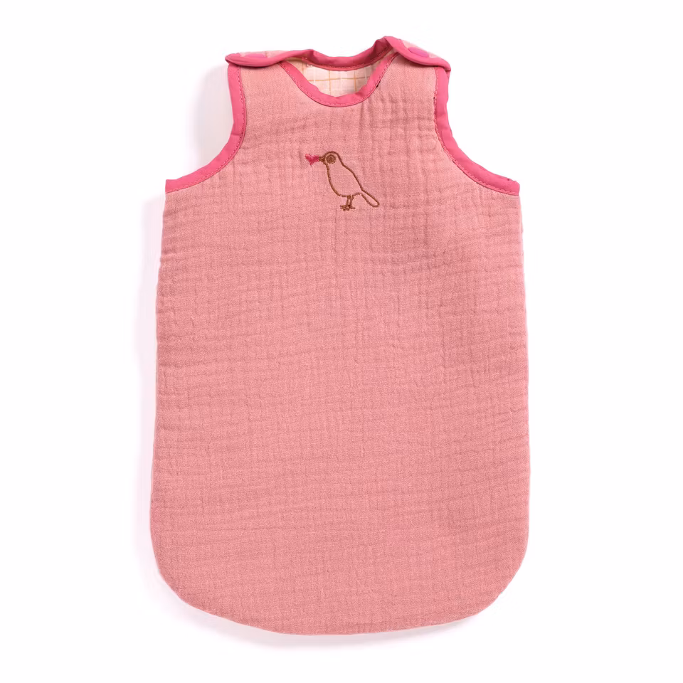 Djeco- Pomea Doll Sleeping bag Roseraie/ docktillbehör