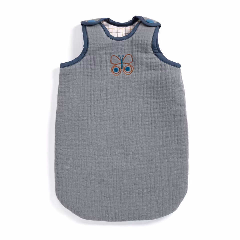 Djeco- Pomea Doll Sleeping Bag Sea Green/ docktillbehör