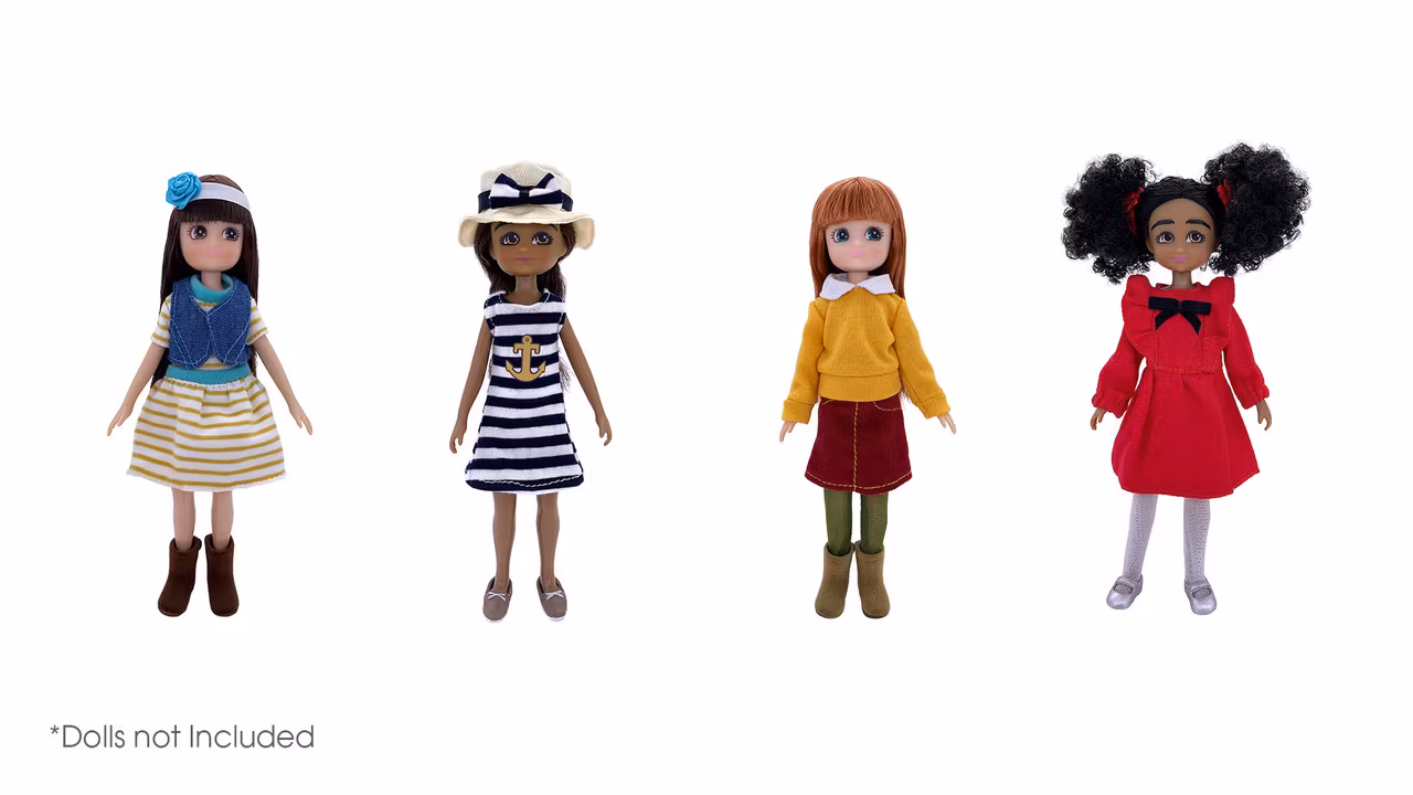 Lottie- 4 Seasons Multipack 4 Outfits/ docktillbehör