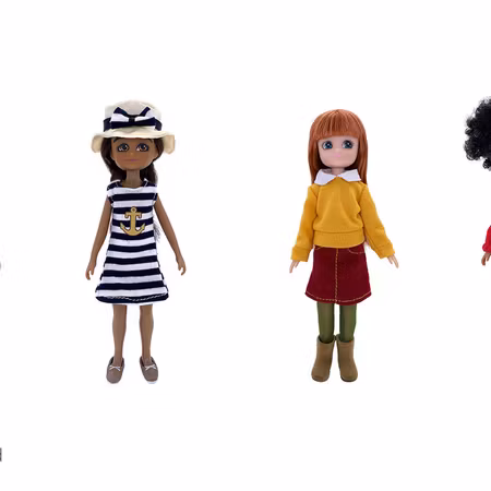 Lottie- 4 Seasons Multipack 4 Outfits/ docktillbehör