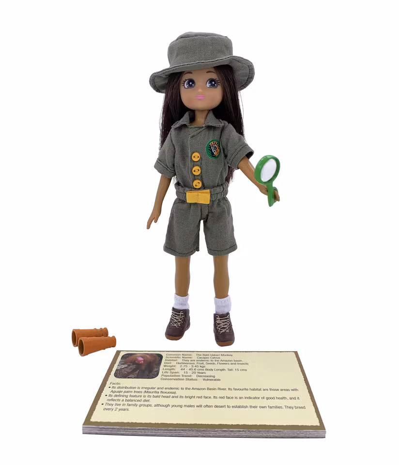 Lottie- Rainforest Guardian Doll/ docka