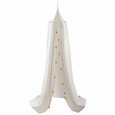 Roommate- Canopy, stripped grey/white/ sänghimmel