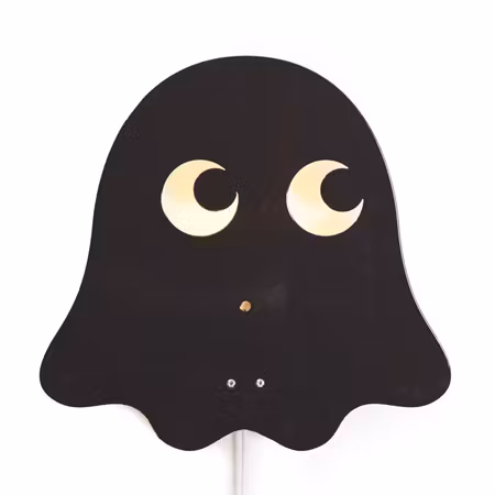 Roommate- Ghost lamp Black/ lampa
