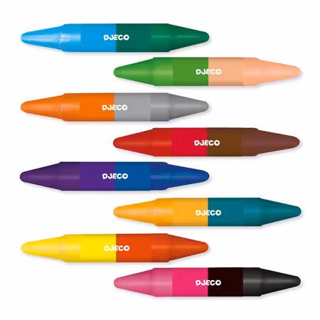 Djeco- 8 twins crayons/ kritor