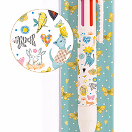 Djeco- Elodie rainbow pen (6 colors)/ penna