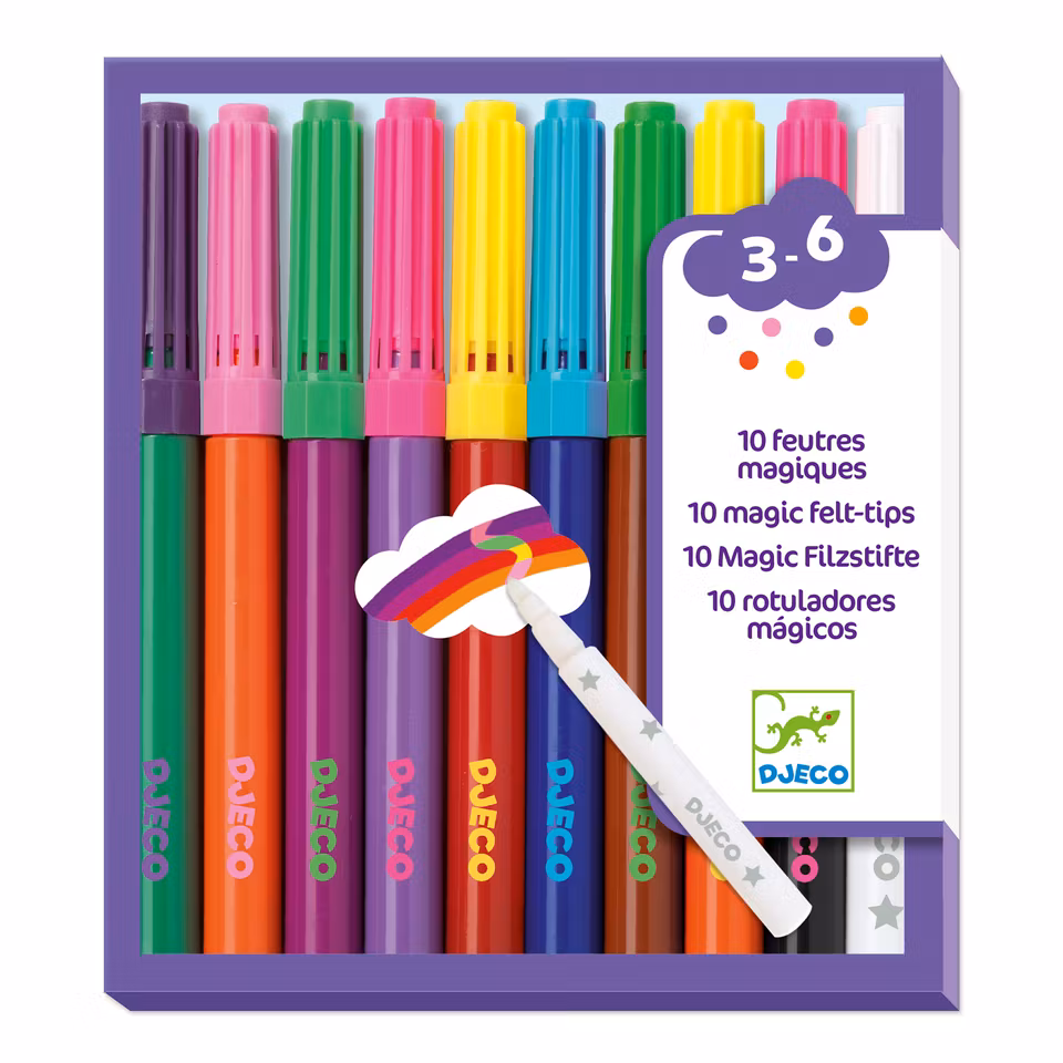 Djeco- 10 magic felt-tips/ pennor