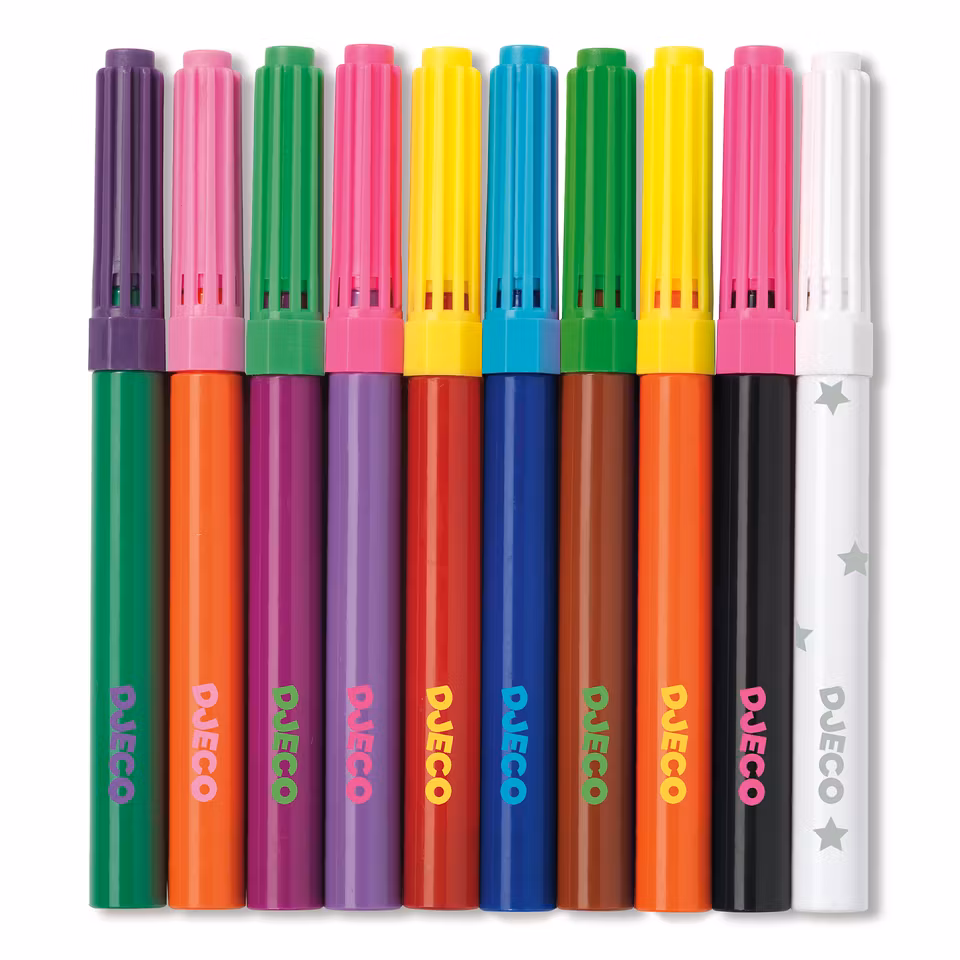 Djeco- 10 magic felt-tips/ pennor