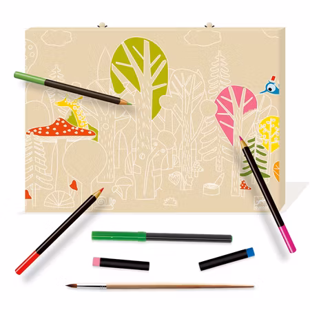 Djeco- Big box of Colours/ pennor
