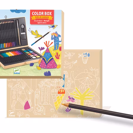 Djeco- Color Box/ pennor