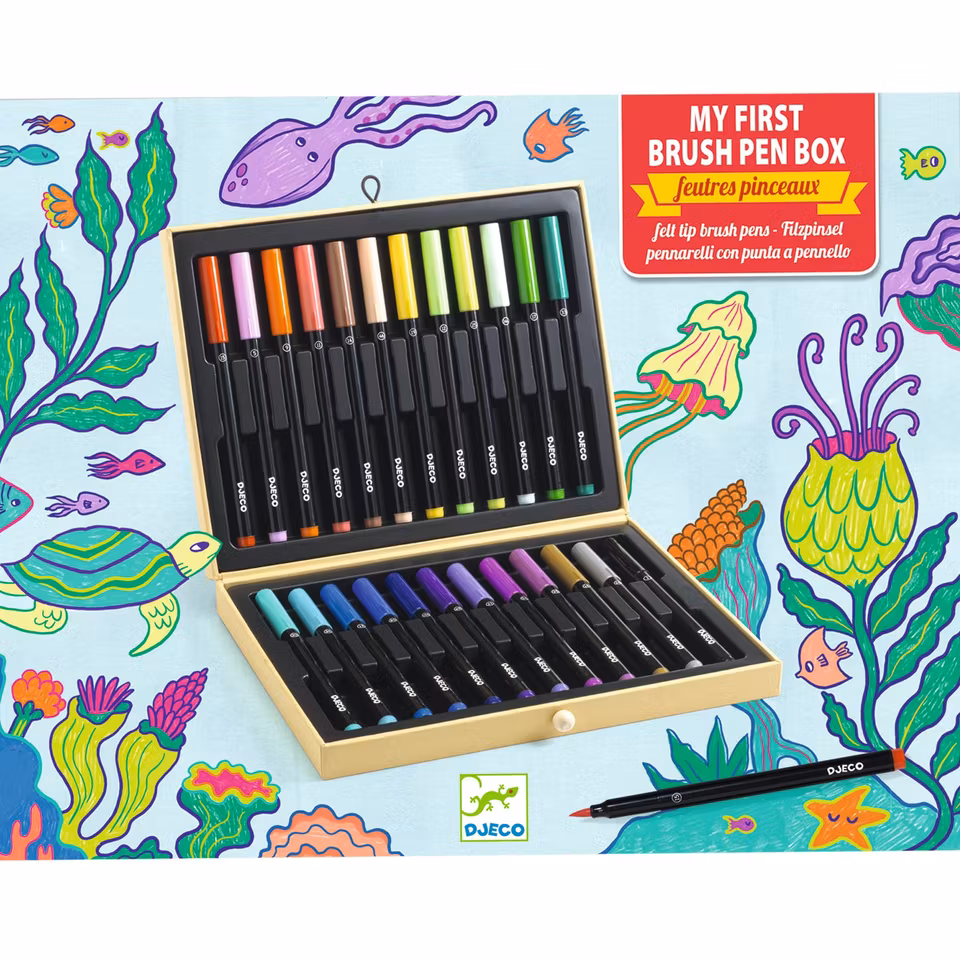 Djeco- First brush pens box/ pennor