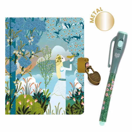 Djeco- Charlotte little secret notebook - magic pen/ dagbok