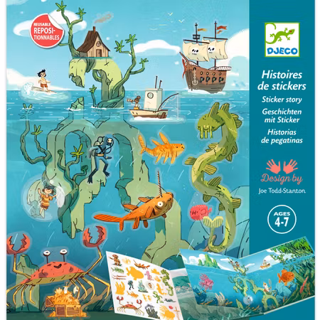 Djeco- Adventures at sea/ klisterbok