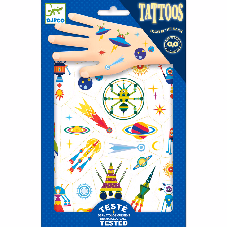 Djeco- Tattoo, Space oddity/ tatuering