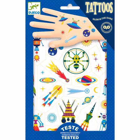 Djeco- Tattoo, Space oddity/ tatuering