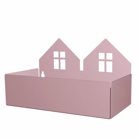 Roommate- Twin house box, violet/ förvaring