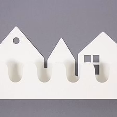 Rommate- Village Coat rack White/ krok