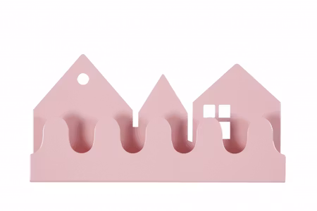 Roommate- Village Coat rack Pastel rose/ krok