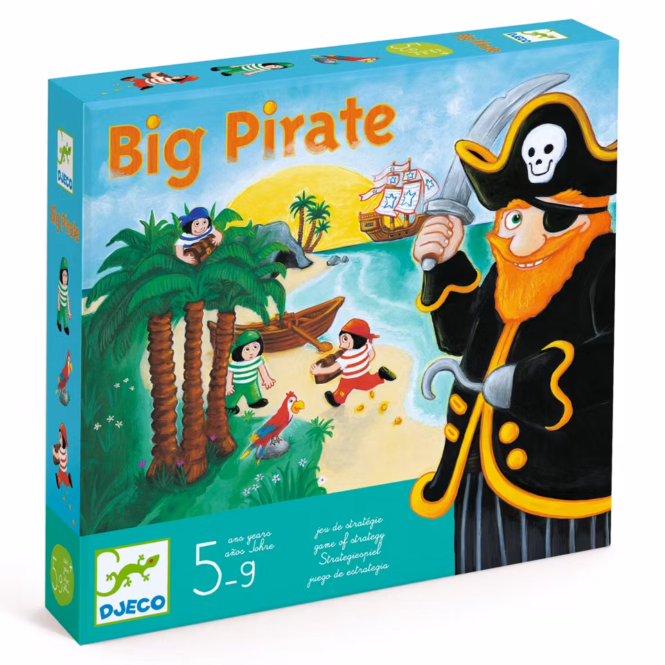 Djeco- Board games Big pirate/ spel