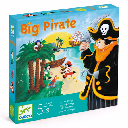 Djeco- Board games Big pirate/ spel
