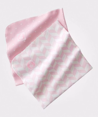 Kids Concept- Barnkammaren Flanellfiltar rosa/ filt