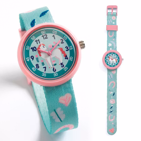 Djeco- Watch, Horse/ klockor