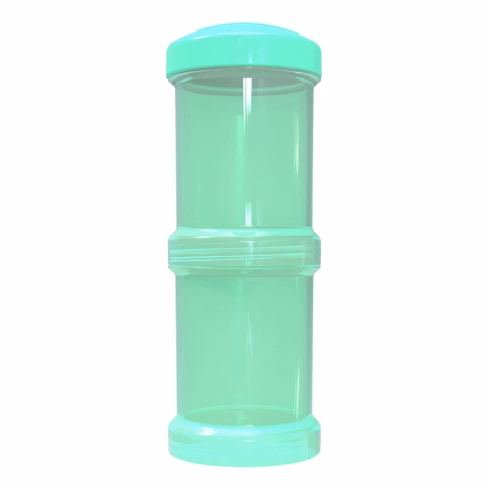 Twistshake- 2-Pack Behållare 100 ml Pastellgrön/ babytillbehör
