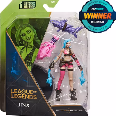 Spinmaster- League Of Legends Jinx/ docka