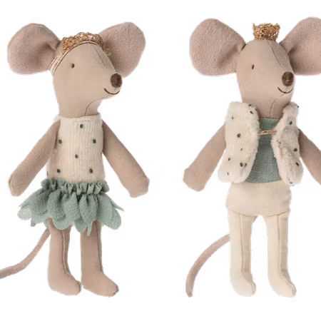 maileg- Royal twins mice, Little sister and brother inbox/ möss