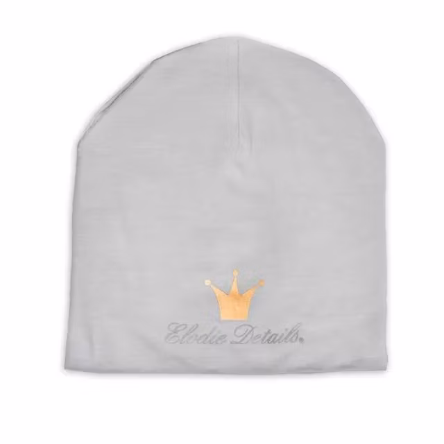 Elodie Details_ Trikåmössa Logo Marble Grey/ mössa