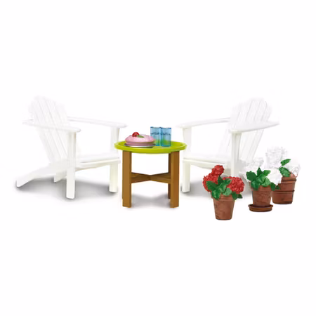 LUNDBY- Trädgårdsmöbelset/dockmöbler