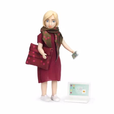 LUNDBY- Docka med dator/dockor