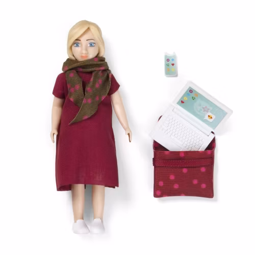 LUNDBY- Docka med dator/dockor