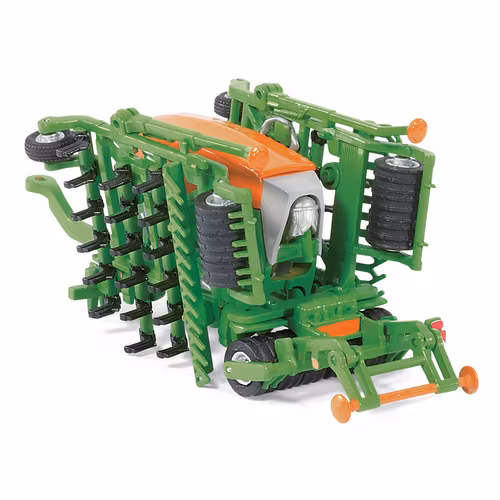 SIKU- TRAKTOR M.SÅMASKIN 1:87/motorfordon