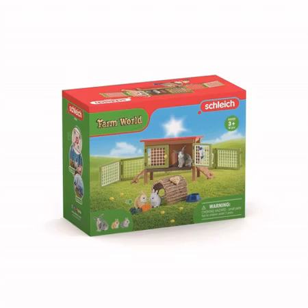Schleich- Rabbit Hutch/djur
