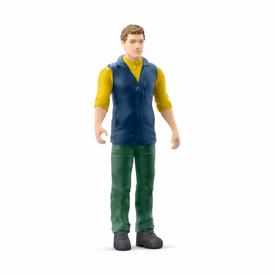 Schleich- Tractor with trailer/motorfordon