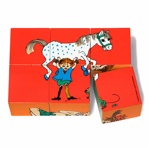 MICKI- PIPPI PUSSELKLOSSAR, 6 BITAR/ PUSSEL