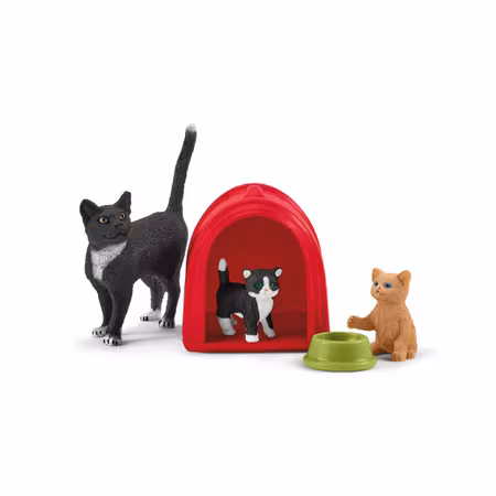 Schleich Farm World Playtime for Cute Cats / leksetet