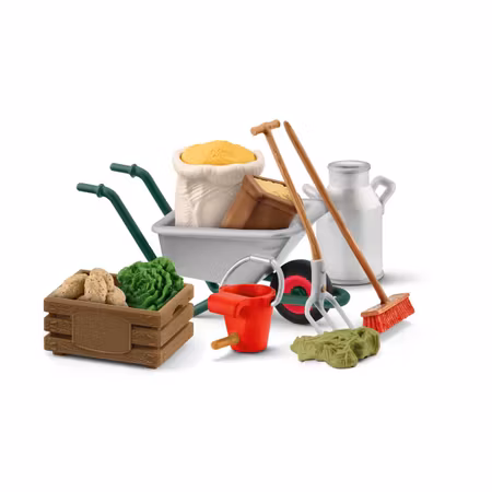 Schleich Farm World Stable Care Accessories/ Matdags