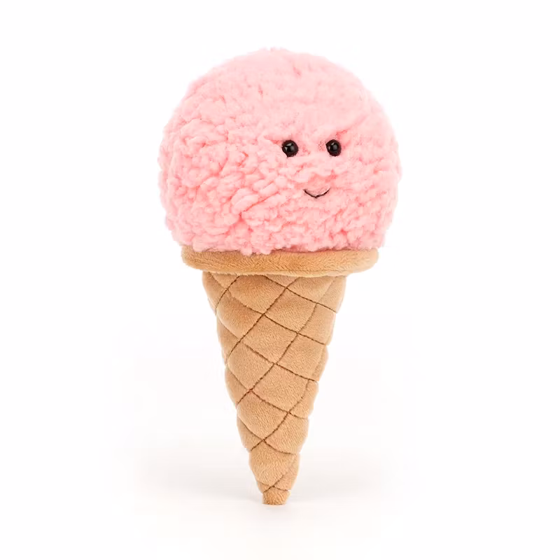 Jellycat- Irresistible Ice Cream Strawberry/ Amuseable