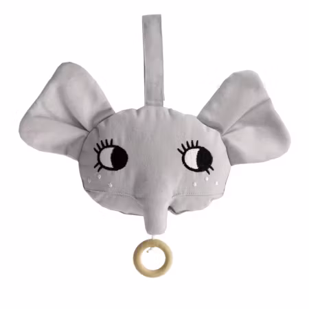 Roommate- Music Mobile - Elephant / speldosa
