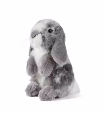 Living nature- Grey Sitting Lop Eared Rabbit/gosedjur