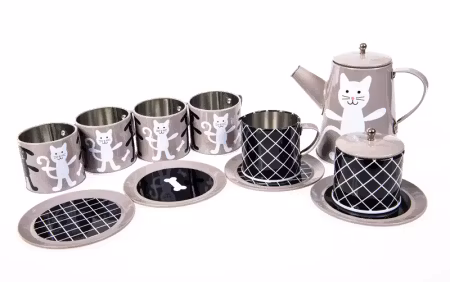 Pellianni- Tin Tea Set Grey/ kökslek