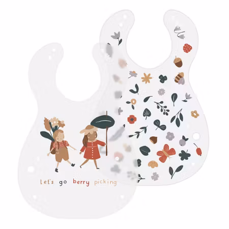 Sebra- Bib, printed, 2 pcs., Pixie Land